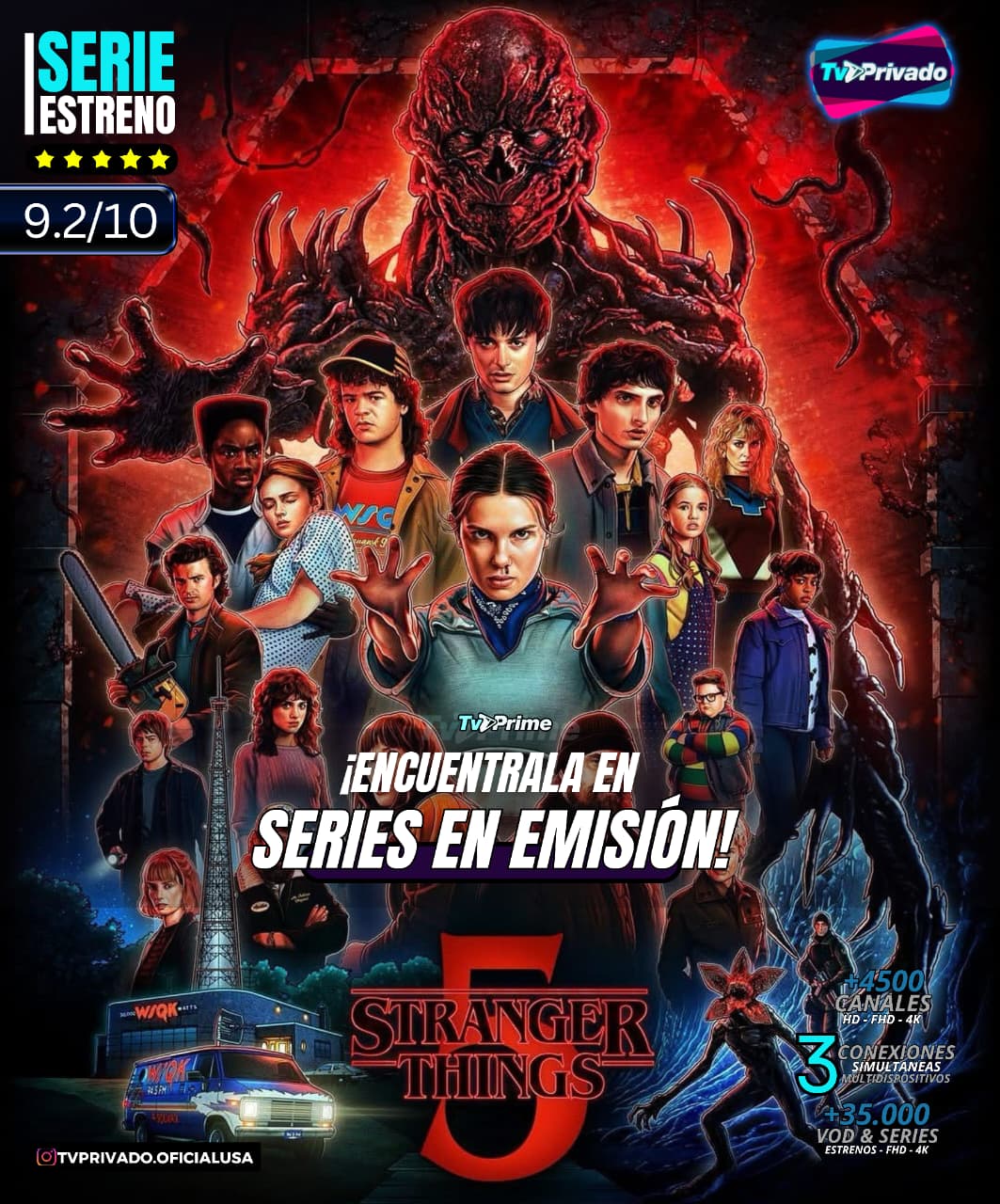 Stranger Things ¡serie estreno mundial!