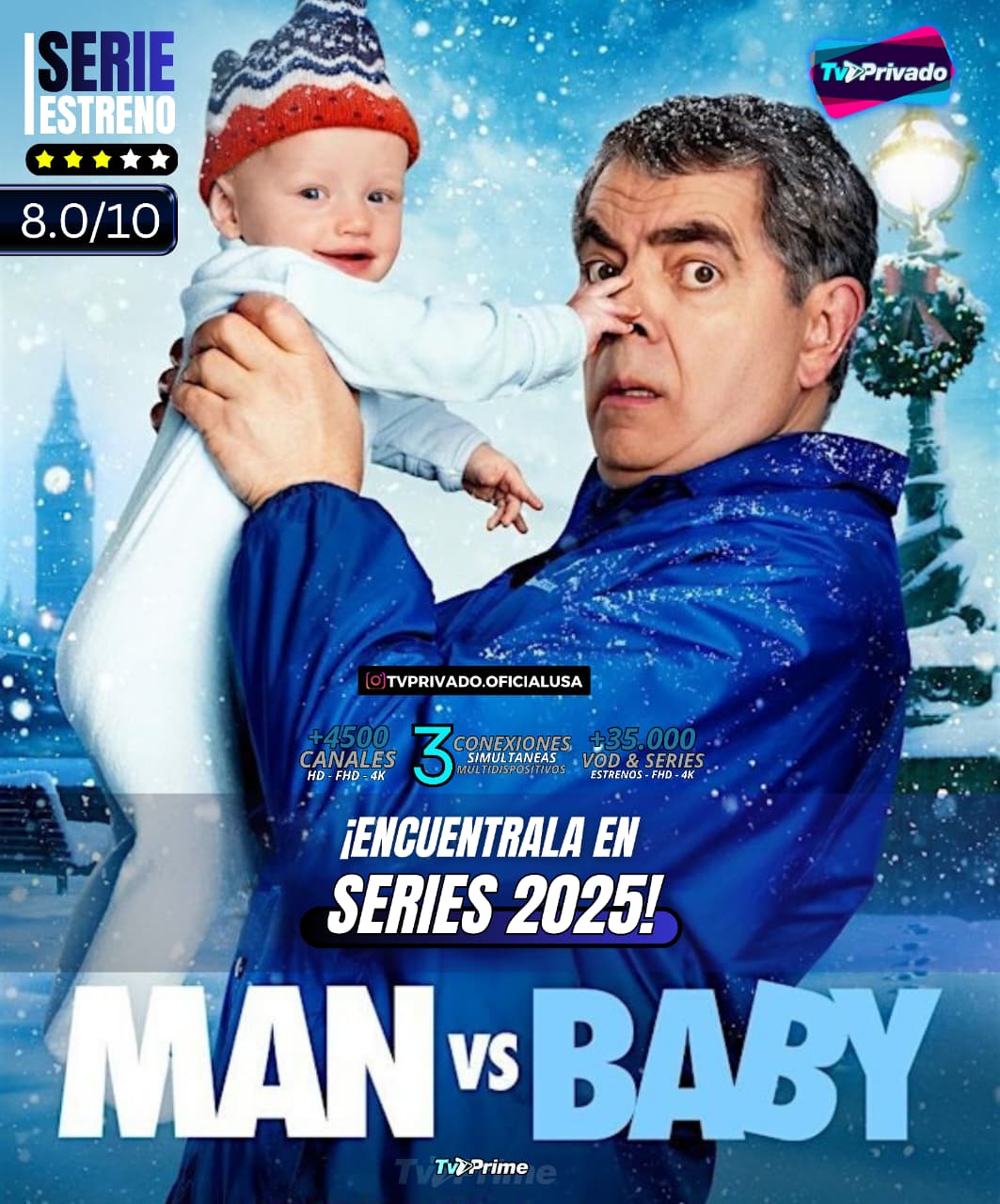 Hombre vs Baby ¡serie comedia!