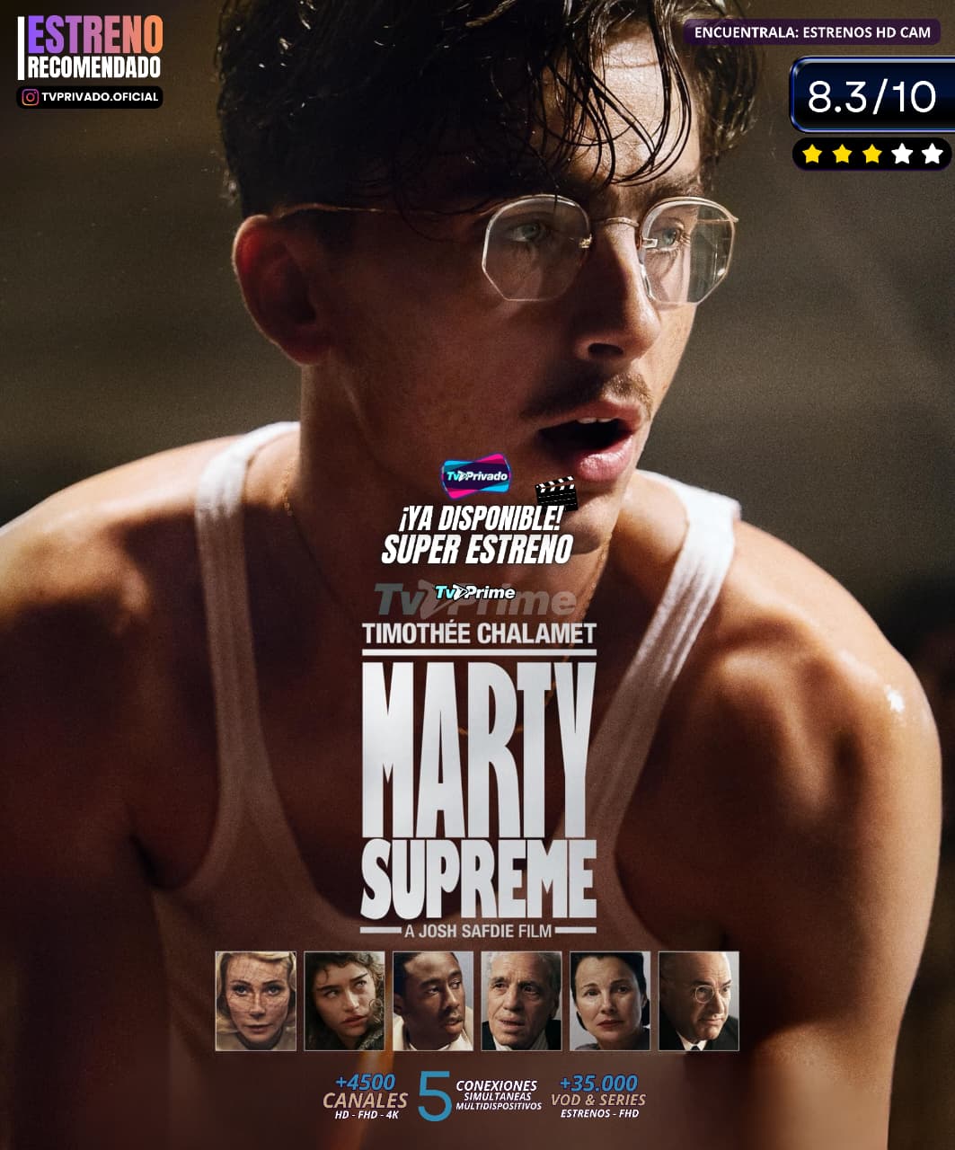 Marty Supreme ¡agregado!