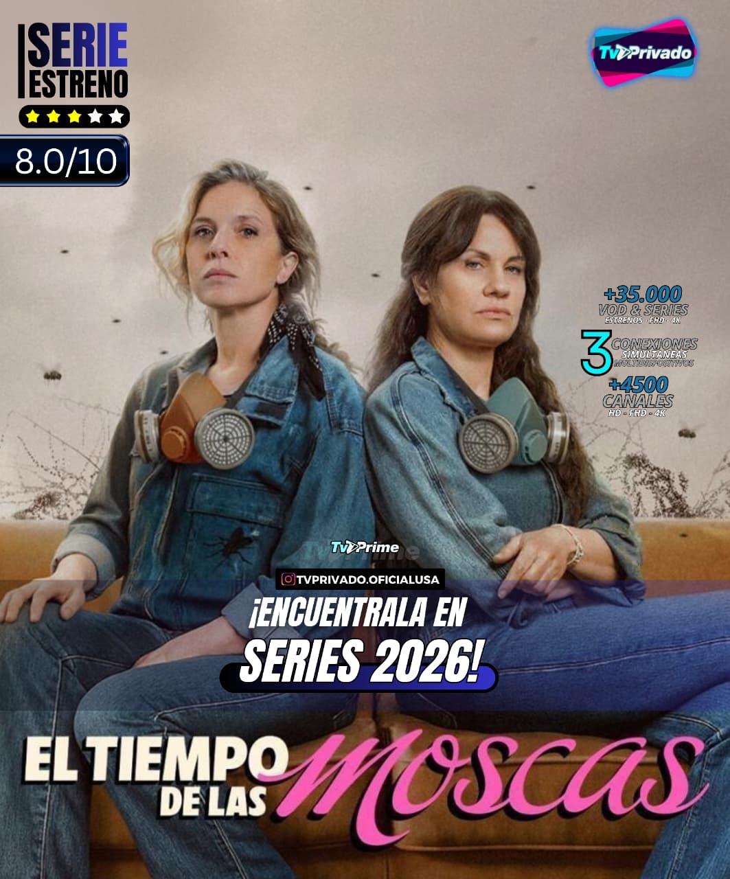 El tiempo de las moscas ¡tendencia!