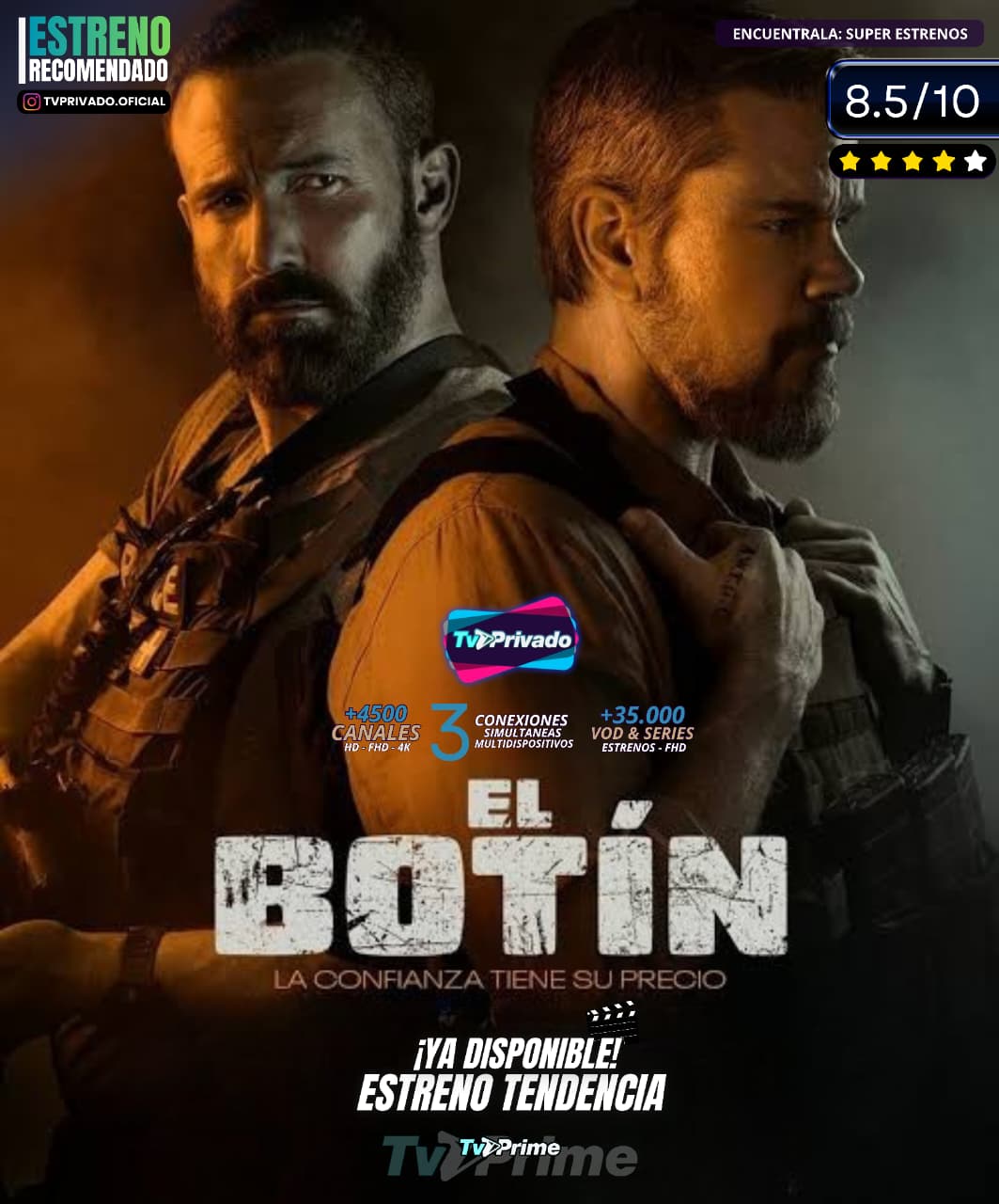 El botín ¡netflix!