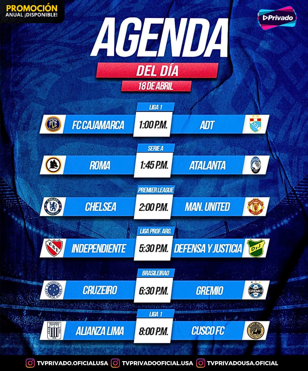 Recomendaciones del dia